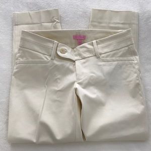 NWT Lilly Pulitzer Luxury Capri Cameo White